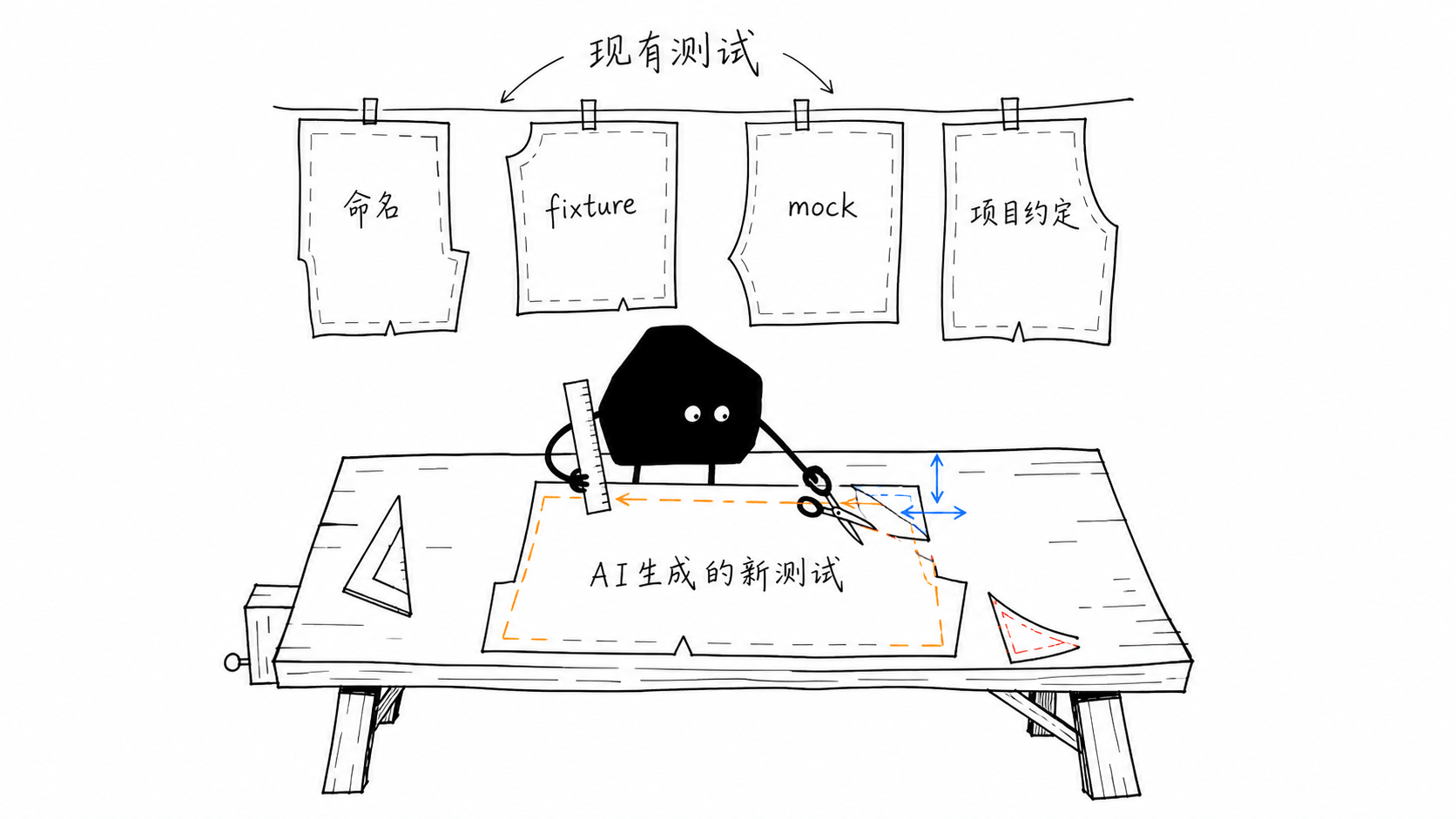 小黑按照项目现有测试裁剪新测试